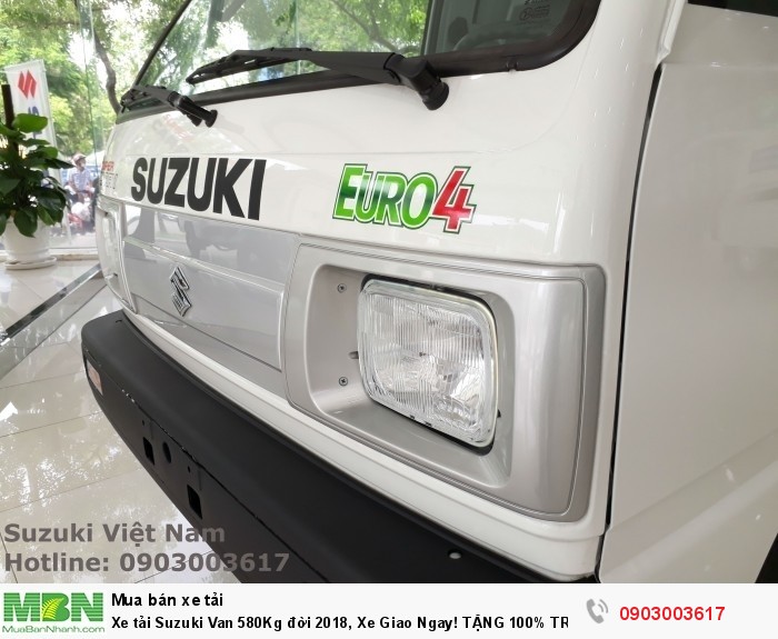 Xe tải Suzuki Van 580Kg đời 2018, Xe Giao Ngay! TẶNG 100% TRƯỚC BẠ