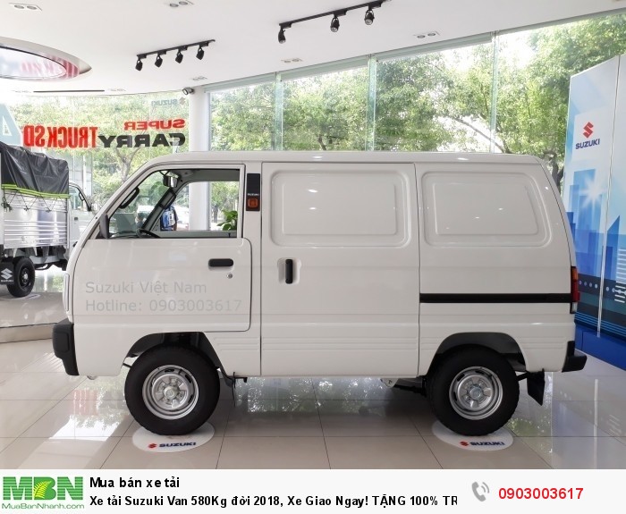 Xe tải Suzuki Van 580Kg đời 2018, Xe Giao Ngay! TẶNG 100% TRƯỚC BẠ