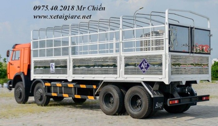 Xe Kamaz 6540 (8x4) Tải Thùng Dài 8m9 Giá Rẻ Nhất Thị Trường