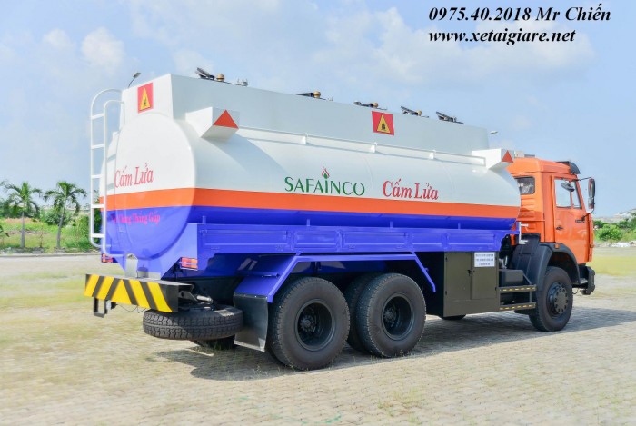 Xe Vận Chuyển Xăng Dầu Kamaz 53229 (6x4) 18m3 Giá Rẻ Nhất Thị Trường