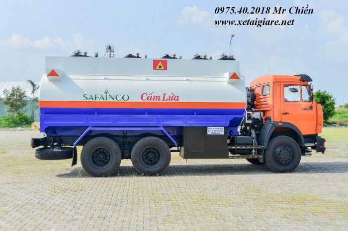 Xe Vận Chuyển Xăng Dầu Kamaz 53229 (6x4) 18m3 Giá Rẻ Nhất Thị Trường