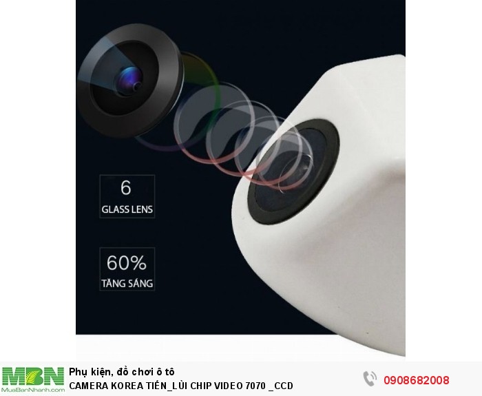 Camera korea tiến_lùi chip video 7070 _ccd