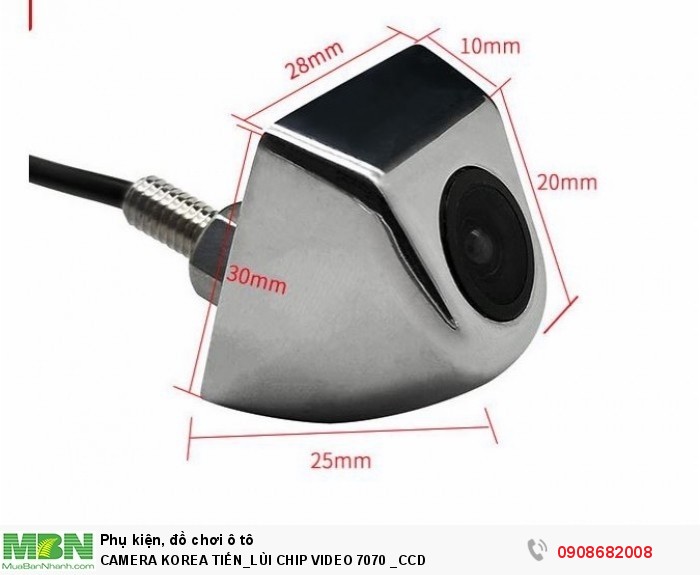 Camera korea tiến_lùi chip video 7070 _ccd
