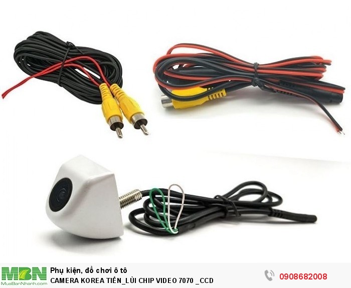 Camera korea tiến_lùi chip video 7070 _ccd