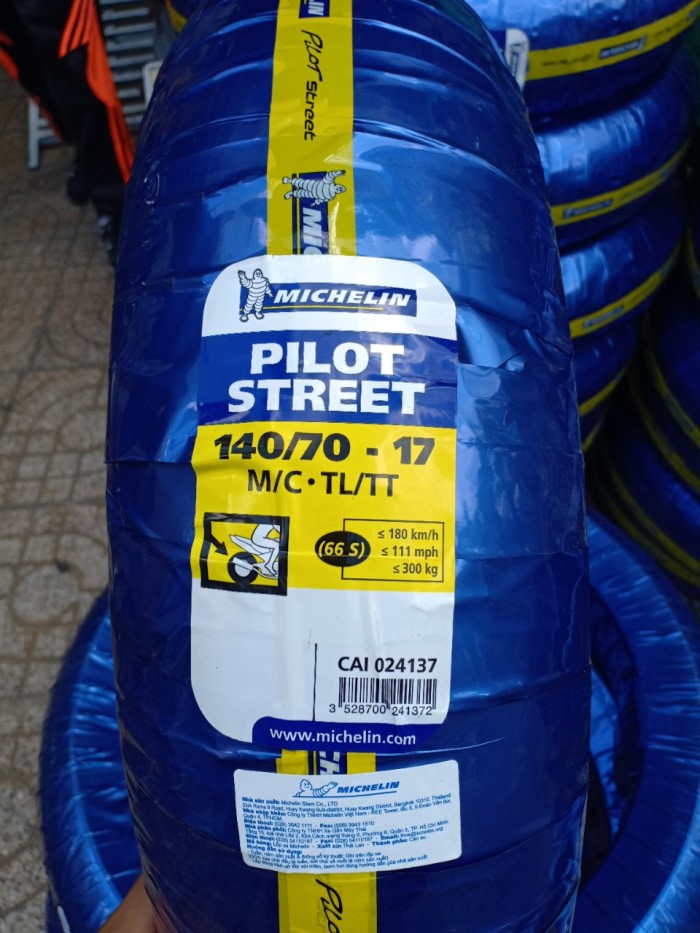 Lốp Michelin Pilot Street 140/70-17 Exciter 150,Winner