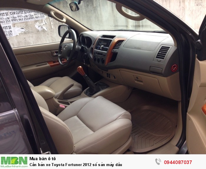 Cần bán xe Toyota Fortuner 2012 số sàn máy dầu