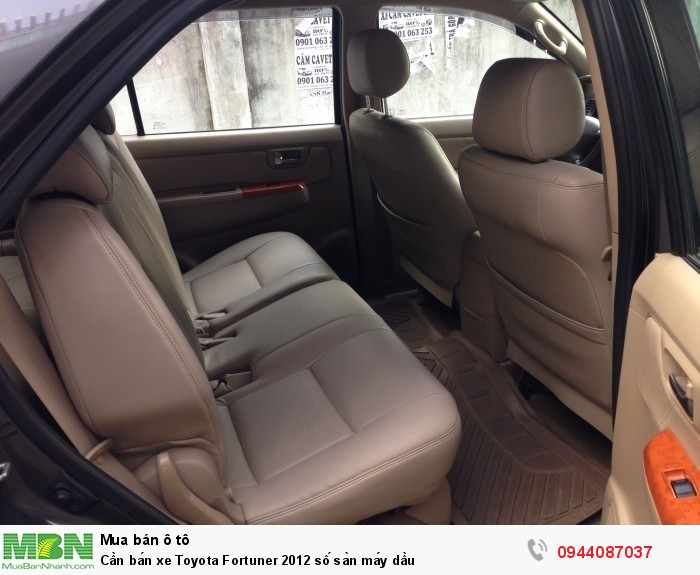 Cần bán xe Toyota Fortuner 2012 số sàn máy dầu