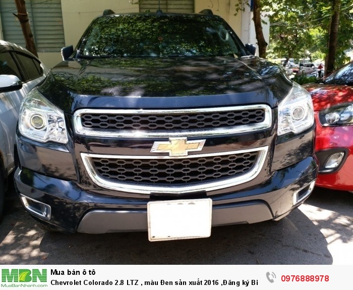 Chevrolet Colorado 2.8 LTZ , màu Đen sản xuất 2016 ,Đăng ký Biển Hà Nội