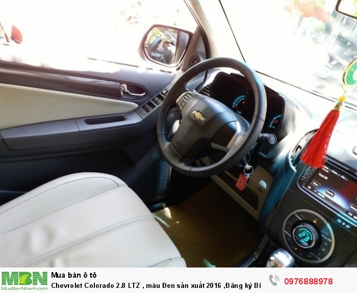 Chevrolet Colorado 2.8 LTZ , màu Đen sản xuất 2016 ,Đăng ký Biển Hà Nội