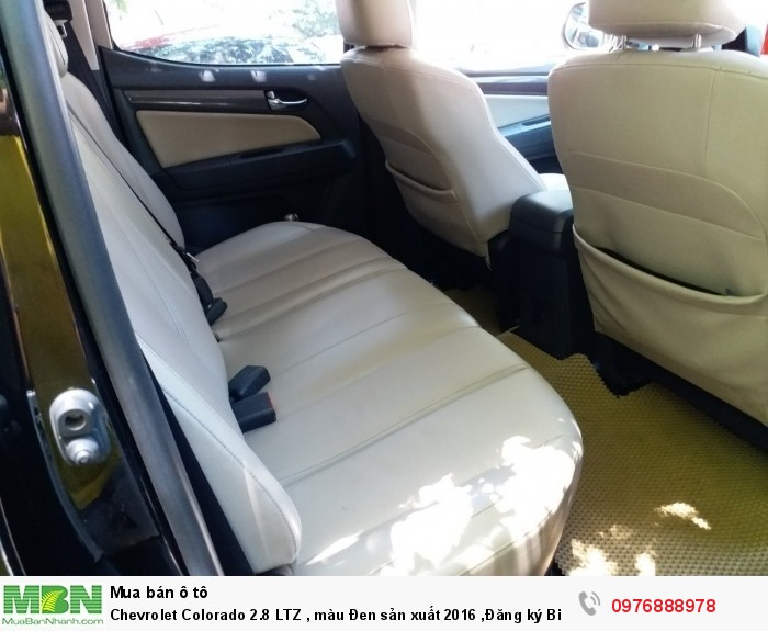 Chevrolet Colorado 2.8 LTZ , màu Đen sản xuất 2016 ,Đăng ký Biển Hà Nội