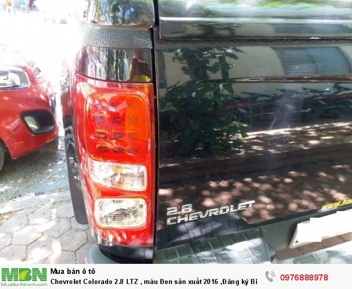 Chevrolet Colorado 2.8 LTZ , màu Đen sản xuất 2016 ,Đăng ký Biển Hà Nội