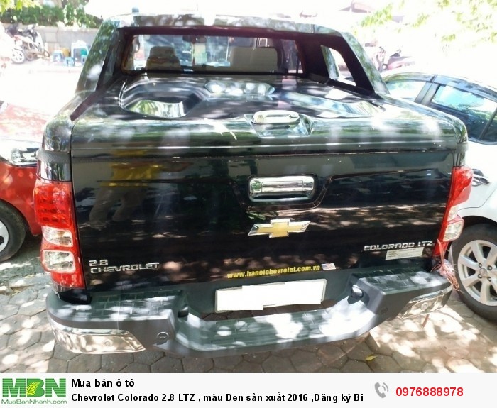 Chevrolet Colorado 2.8 LTZ , màu Đen sản xuất 2016 ,Đăng ký Biển Hà Nội