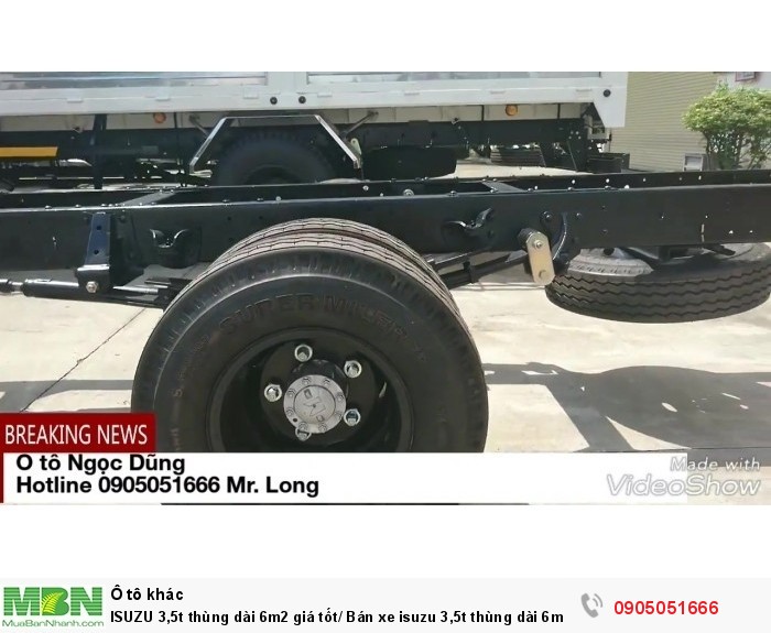 ISUZU 3,5t thùng dài 6m2 giá tốt/ Bán xe isuzu 3,5t thùng dài 6m2