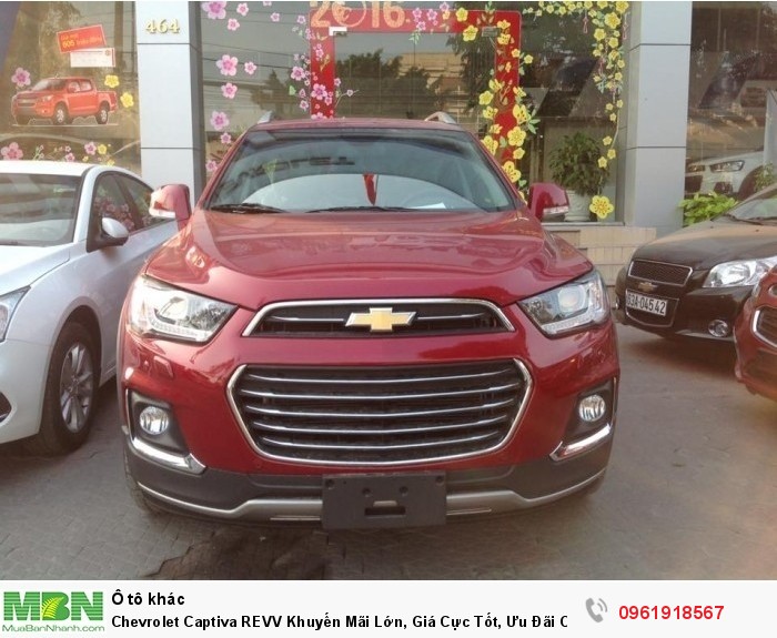 Chevrolet Captiva REVV Khuyến Mãi Lớn, Giá Cực Tốt, Ưu Đãi Cực Sốc Tháng 6