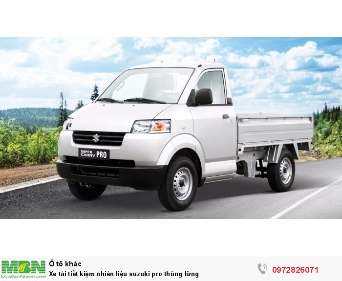 Xe tải tiết kiệm nhiên liệu suzuki pro thùng lững