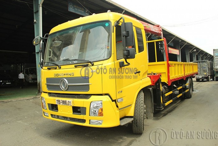 Xe tải Dongfang 9t gắn cẩu PalFinger trả trước 125 triệu đồng khuyến mãi 5 chỉ vàng