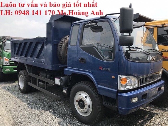 Xe tải JAC thùng Ben 7.8 tấn - hỗ trợ trả góp 80% vốn