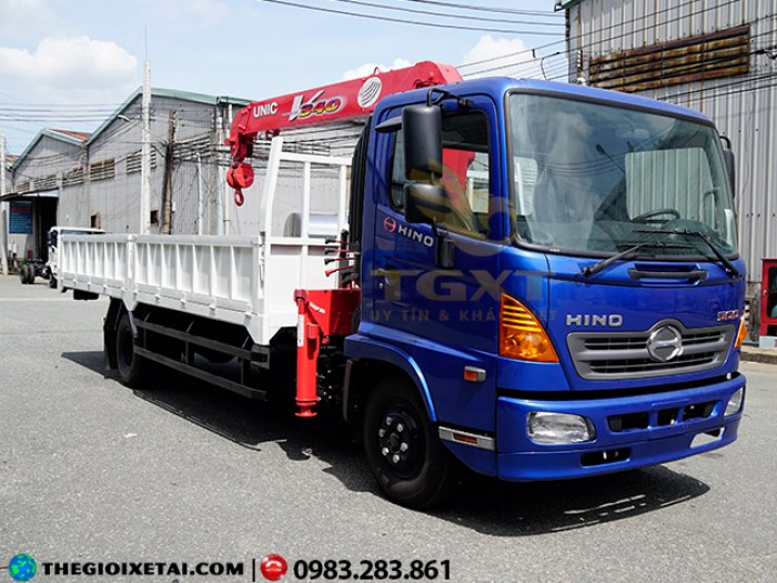 Đại lý xe tải gắn cẩu|bán xe tải HINO FC gắn cẩu|xe tải gắn cẩu HINO FC , hỗ trợ trả góp 80-90 %.