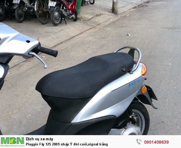 Piaggio Fly 125 2009 nhập Ý đời cuối,signal trắng
