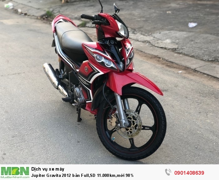 Jupiter Gravita 2012 bản Full,SD 11.000km,mới 98%