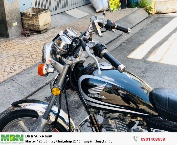 Master 125 côn tay Nhật, nhập 2010, nguyên thuỷ, 1chủ