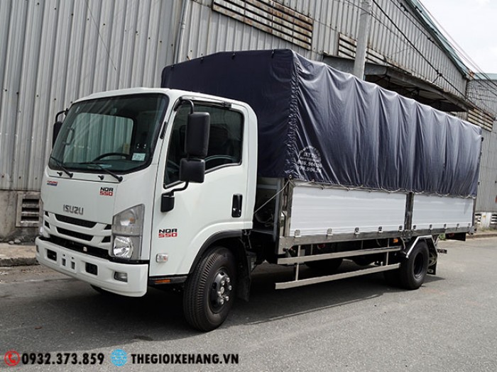 Xe Tải Isuzu 4.9T - 4T9 - 4.9 Tấn - 4 Tấn 9 - Chạy Miền Tây - Thùng Mui Bạt Như Hình