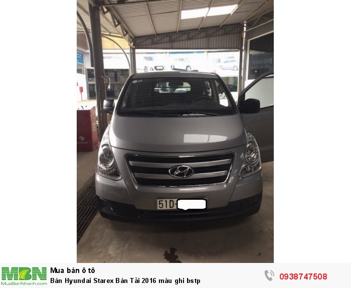 Bán Hyundai Starex Bán Tải 2016 màu ghi bstp