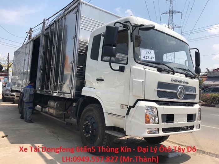 Dongfeng thùng dài 9m3 6 tấn/7 tấn, Bán trả góp, Đại Lý Ôtô Tây Đô