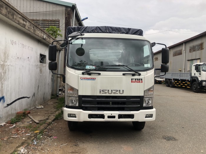 Bán xe tải Isuzu 6T4 - 6.4 Tấn - 6 Tấn 4 Thùng Mui Bạt 2018 - Euro 4  FRR90NE4 - Giao Ngay