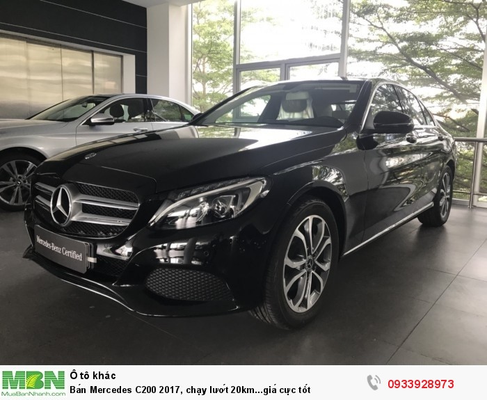 Bán Mercedes C200 2017, chạy lướt 20km...giá cực tốt