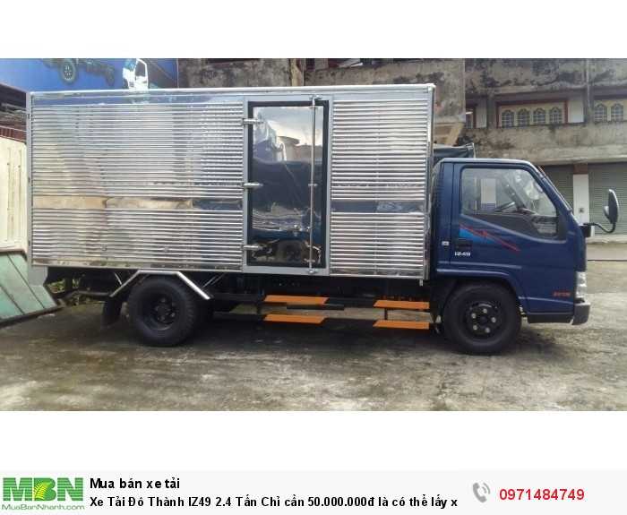 Xe Tải Đô Thành IZ49 2.4 Tấn Chỉ cần 50.000.000đ là có thể lấy xe tặng ngay tỳ hưu vàng tài lộc
