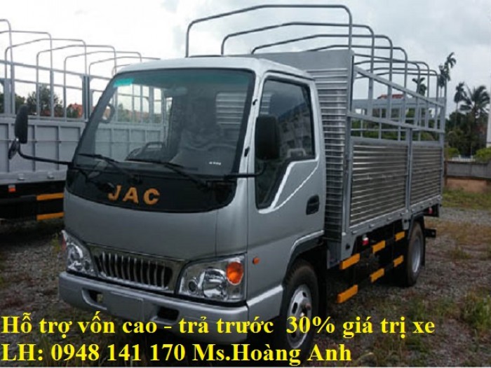 Xe tải jac - mui bạt- 2,4 tấn ^ 2.4tan ^ 2tan5 * jac hfc1030k4 $  giá cạnh tranh - lãi thấp