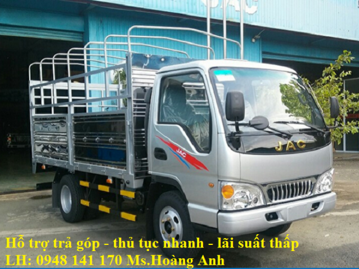 Xe tải jac - mui bạt- 2,4 tấn ^ 2.4tan ^ 2tan5 * jac hfc1030k4 $  giá cạnh tranh - lãi thấp