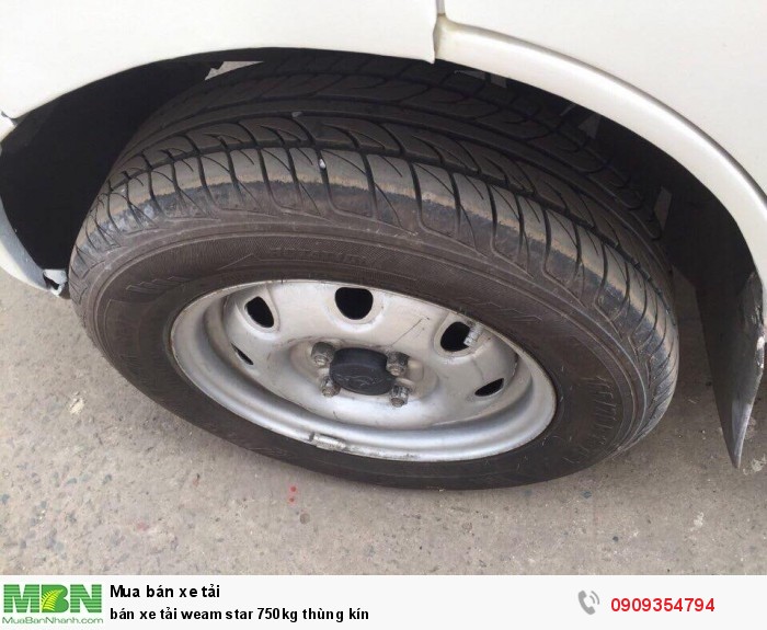 Bán xe tải Veam Star 750kg thùng kín