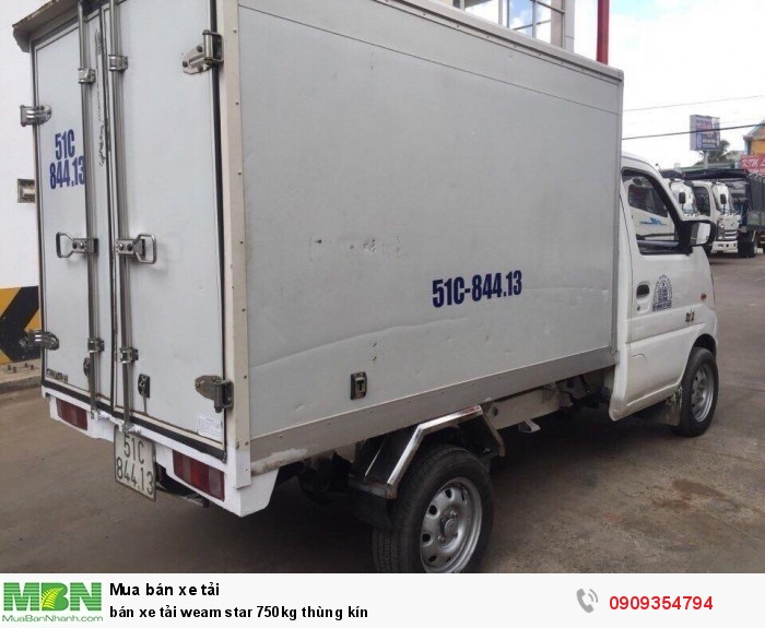 Bán xe tải Veam Star 750kg thùng kín