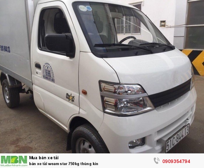 Bán xe tải Veam Star 750kg thùng kín