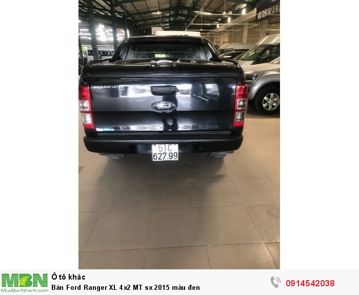 Bán Ford Ranger XL 4x2 MT sx 2015 màu đen