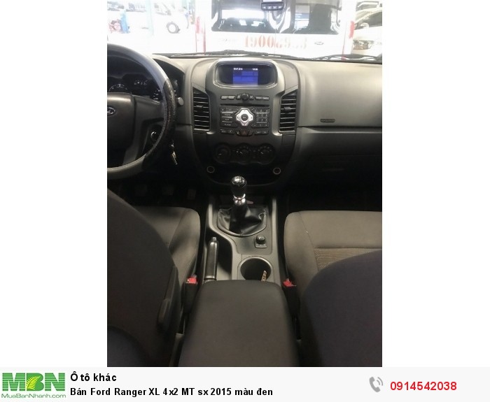 Bán Ford Ranger XL 4x2 MT sx 2015 màu đen