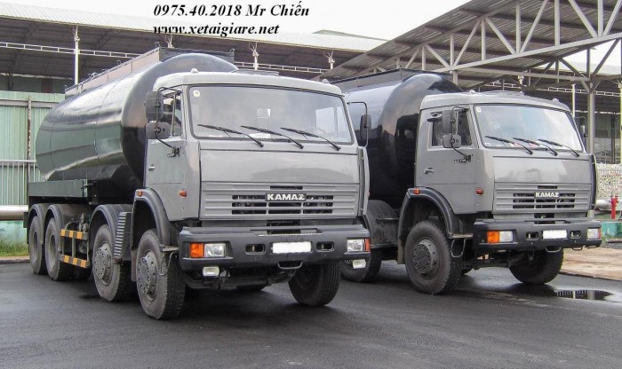 Xe Vận Chuyển Nhựa Đường Kamaz 6540 (8x4) 17.2 Khối