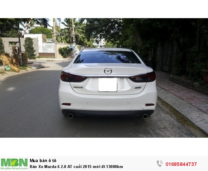 Bán Xe Mazda 6 2.0 AT cuối 2015 mới đi 13000km
