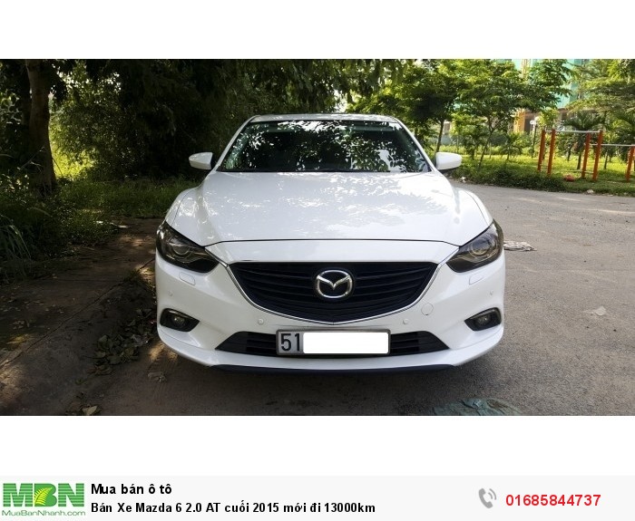 Bán Xe Mazda 6 2.0 AT cuối 2015 mới đi 13000km