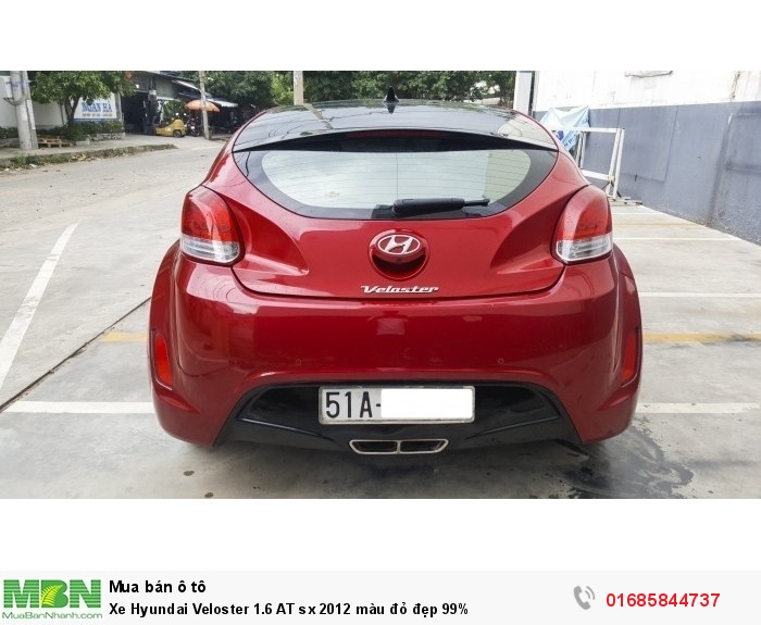 Xe Hyundai Veloster 1.6 AT sx 2012 màu đỏ đẹp 99%