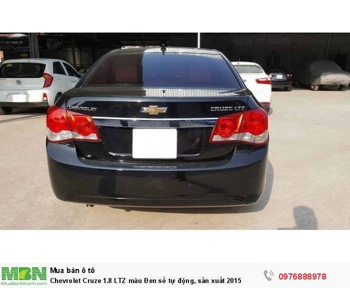 Chevrolet Cruze 1.8 LTZ màu Đen số tự động, sản xuất 2015
