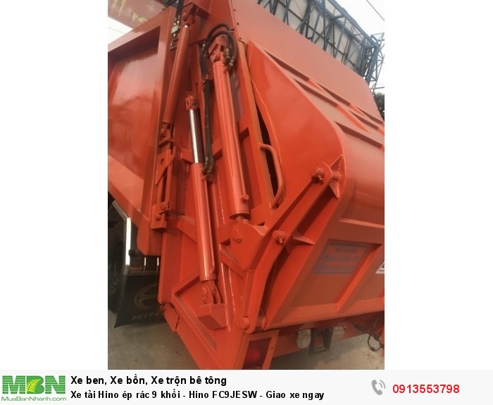 Xe tải Hino ép rác 9 khối - Hino FC9JESW - Giao xe ngay