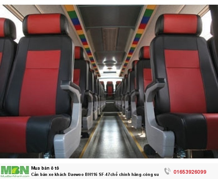 Cần bán xe khách Daewoo BH116 SF-47chỗ chính hãng-công suất cao. Lô mới về. Bán Giá Gốc