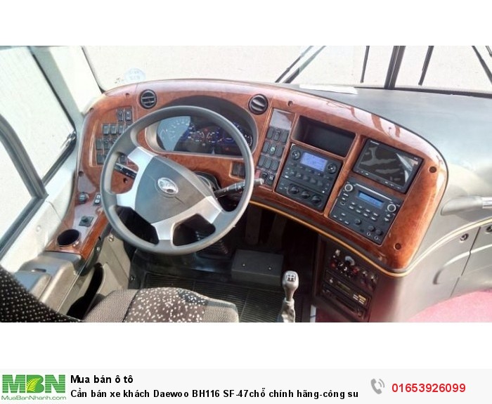 Cần bán xe khách Daewoo BH116 SF-47chỗ chính hãng-công suất cao. Lô mới về. Bán Giá Gốc