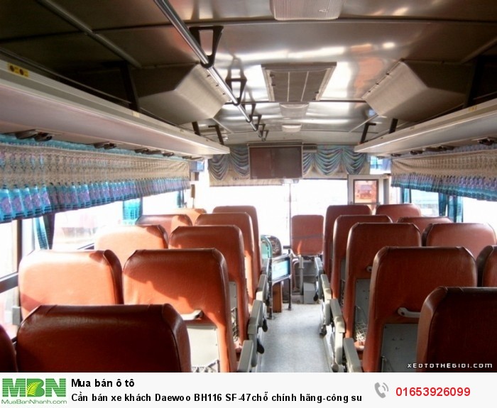 Cần bán xe khách Daewoo BH116 SF-47chỗ chính hãng-công suất cao. Lô mới về. Bán Giá Gốc