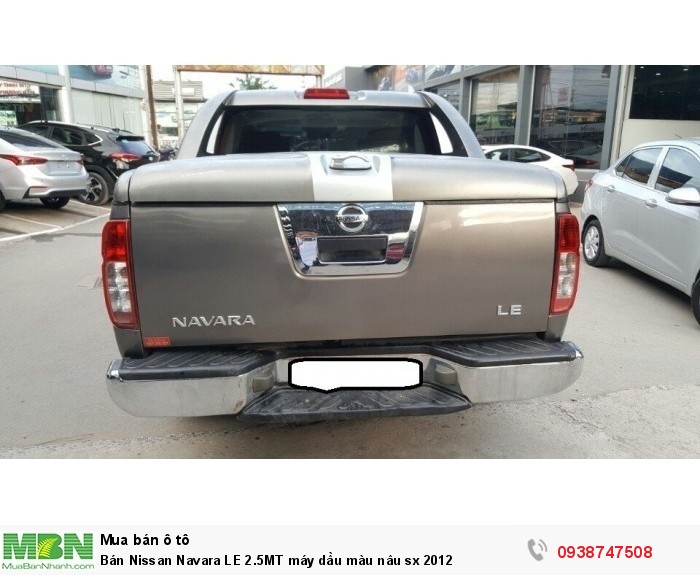 Bán Nissan Navara LE 2.5MT máy dầu màu nâu sx 2012