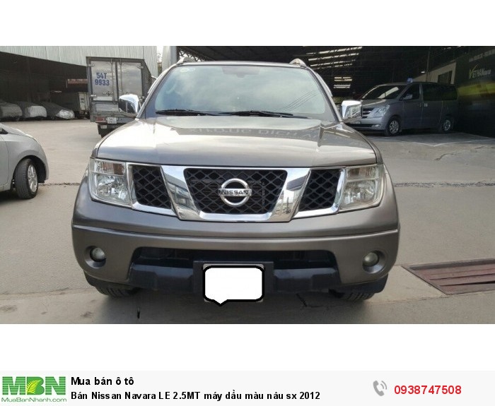 Bán Nissan Navara LE 2.5MT máy dầu màu nâu sx 2012