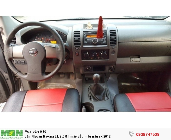 Bán Nissan Navara LE 2.5MT máy dầu màu nâu sx 2012